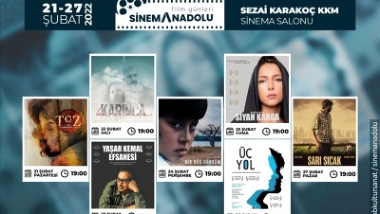“1. SinemAnadolu Film Günleri” sanatseverlerle buluşacak