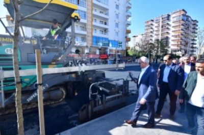 Karaloğlu kentteki çalışmaları denetledi