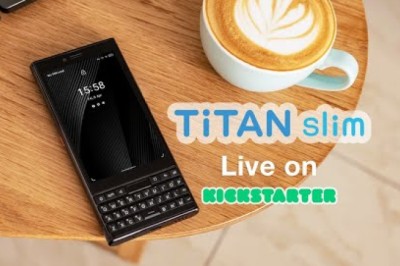 BlackBerry benzeri Titan Slim, bir günde Kickstarter hedefinin on katını yükseltti