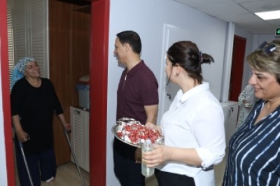 Hasta yakınları Kurban Bayramı’nda yalnız bırakılmadı