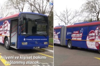 İstanbul’un Sosyal Yeniliği: Eski İETT Otobüsleri, Evsiz Vatandaşlar İçin Mobil Bakım Merkezine Dönüşüyor